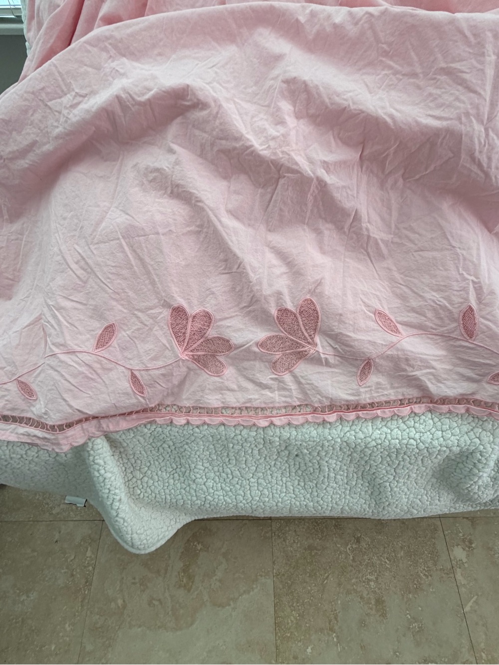 Stella Nova Sleeveless Light Pink Embroidered Maxi Dress - Picture 11 of 11